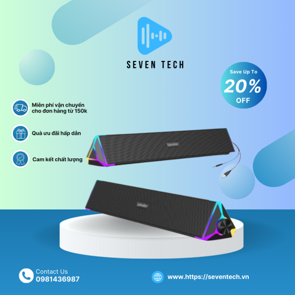 Loa Máy Tính Laptop Tivi Điện Thoại Seven Tech 2