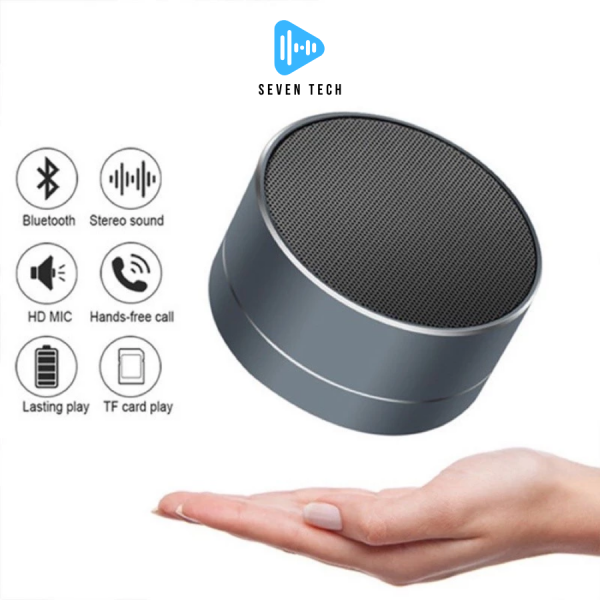 Mini Bluetooth Loa Không Dây HD Stereo Micro Màu Sáng Nhẹ Thiết Kế Thời Trang - Hình ảnh 2