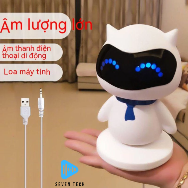 Loa hình con mèo dễ thương mini có dây - Hình ảnh 4