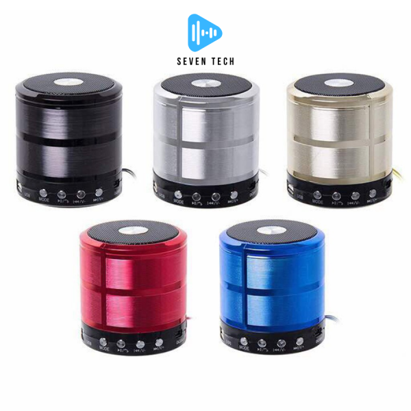 Loa Mini Bluetooth WS-887 Loa không dây nhiều màu có hỗ trợ thẻ nhớ, âm thanh và tiện lợi di động nhỏ gọn - Hình ảnh 5